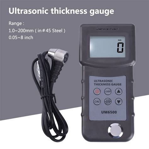 SSEYL UM6500 Handheld Digital Ultrasonic Thickness Gauge 